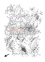 B74F83210000, Steun 1, Yamaha, 3